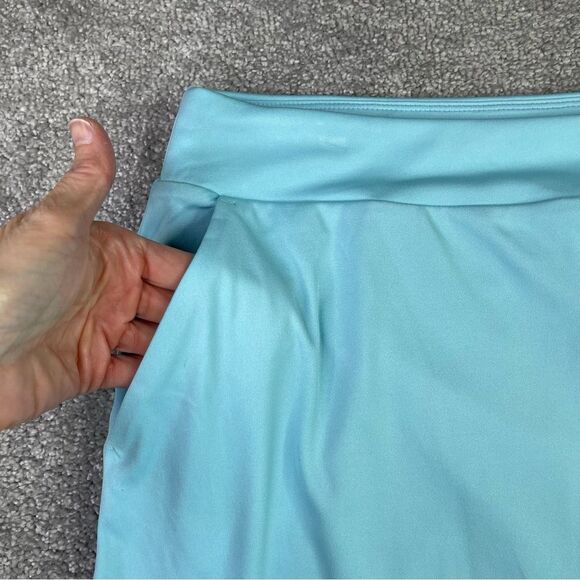 Greg Norman Crossover Flounce Pull On Skort Women’s Large Blue Golf Tennis - Picture 2 of 14